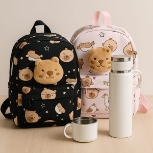 MOCHILAS ESCOLARES CAPIBARAS