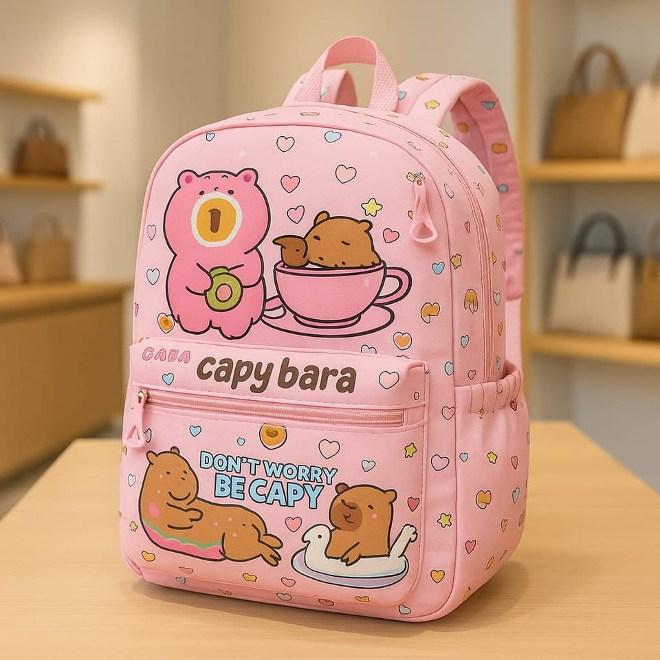 MOCHILAS ESCOLARES CAPIBARAS